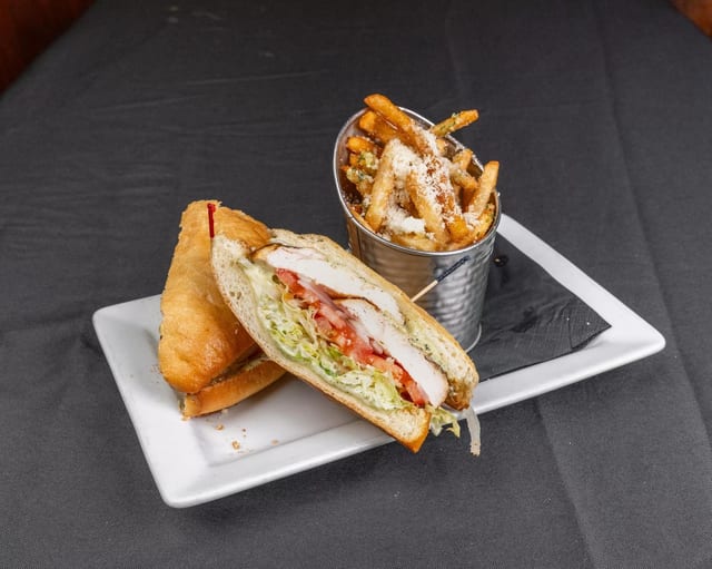 Chicken Pesto Sandwich.